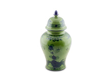 Malachite Potiche Vase, 15"