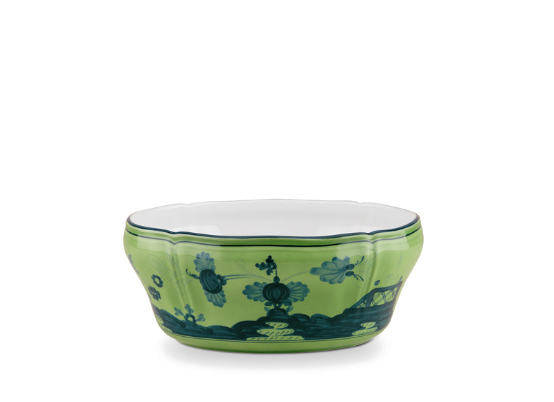 Malachite Oval Serving Bowl
