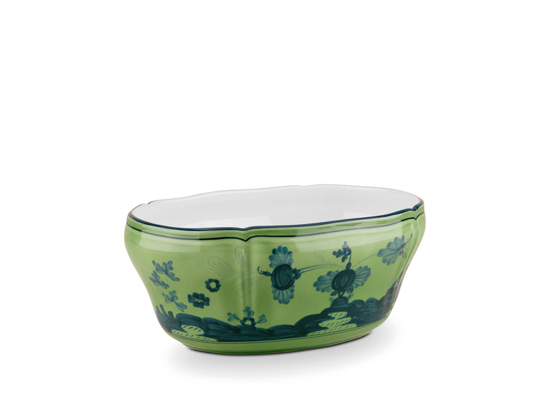 Malachite Oval Serving Bowl