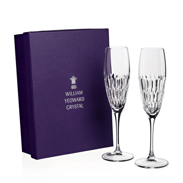 Merle Gift Boxed Pair Champagne Flutes