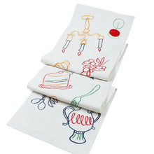 Embroidered Fete Linen 85" Runner