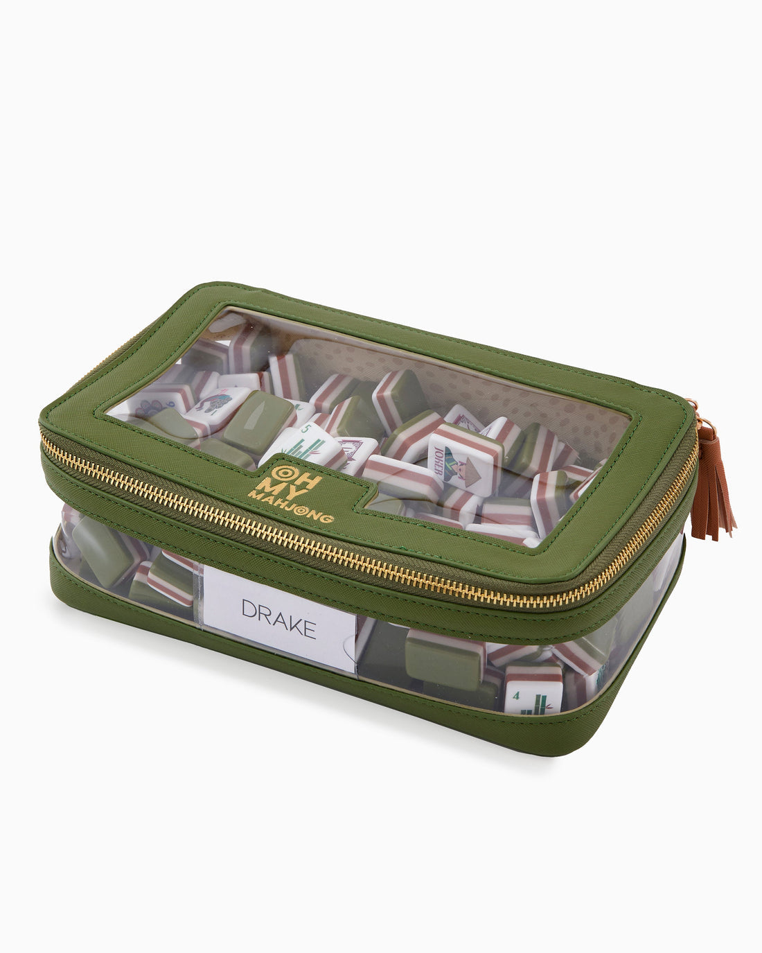 Olive Tile Storage Bag