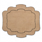Waxed Raffia Parentesi 800 Placemat, Black