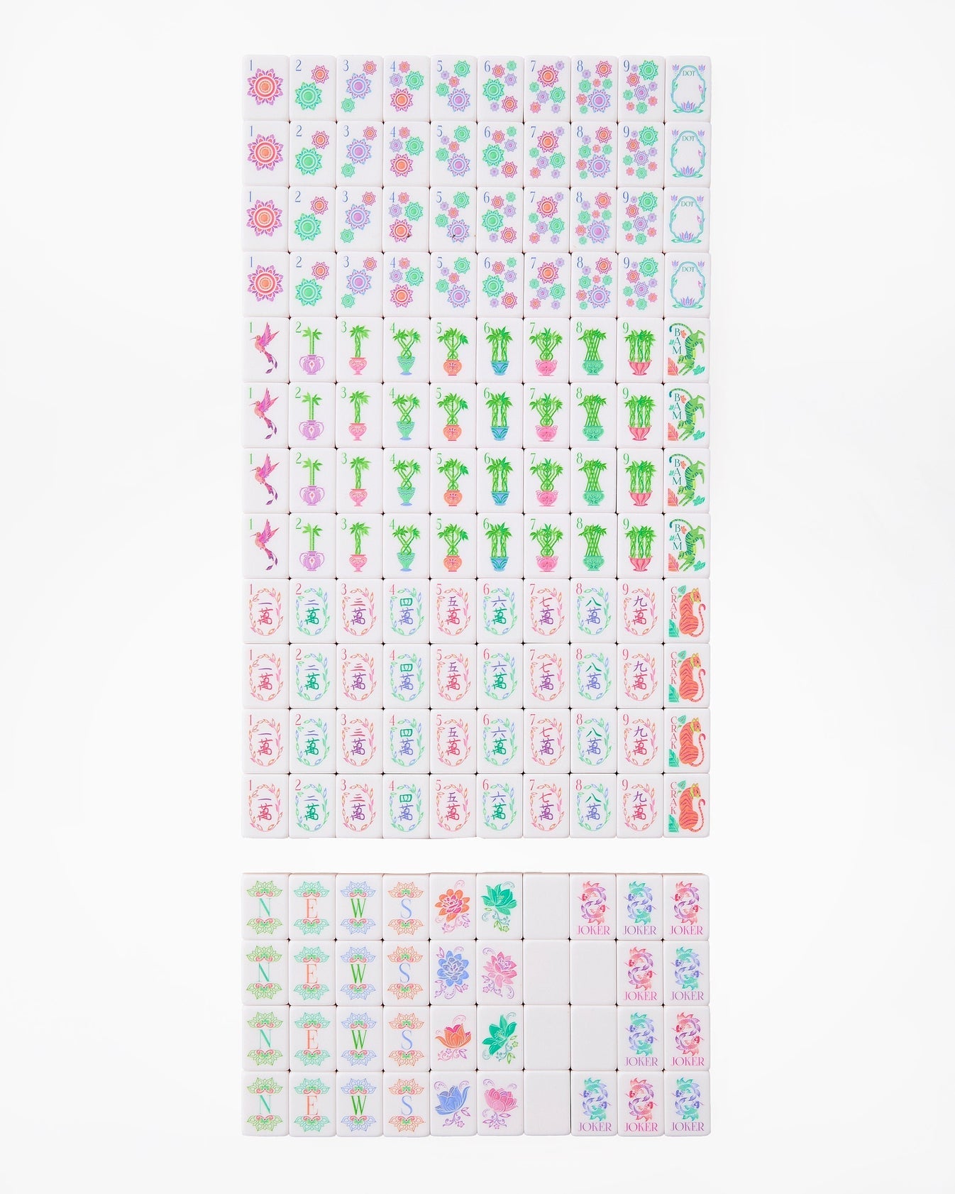 Pearlescent Mahjong Tiles