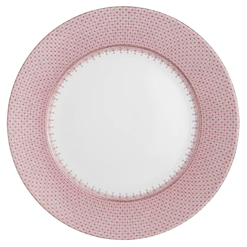 Pink Lace Service Plate