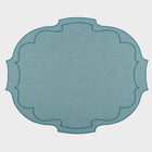 Waxed Linen Parentesi Oval Placemat, Solesmes