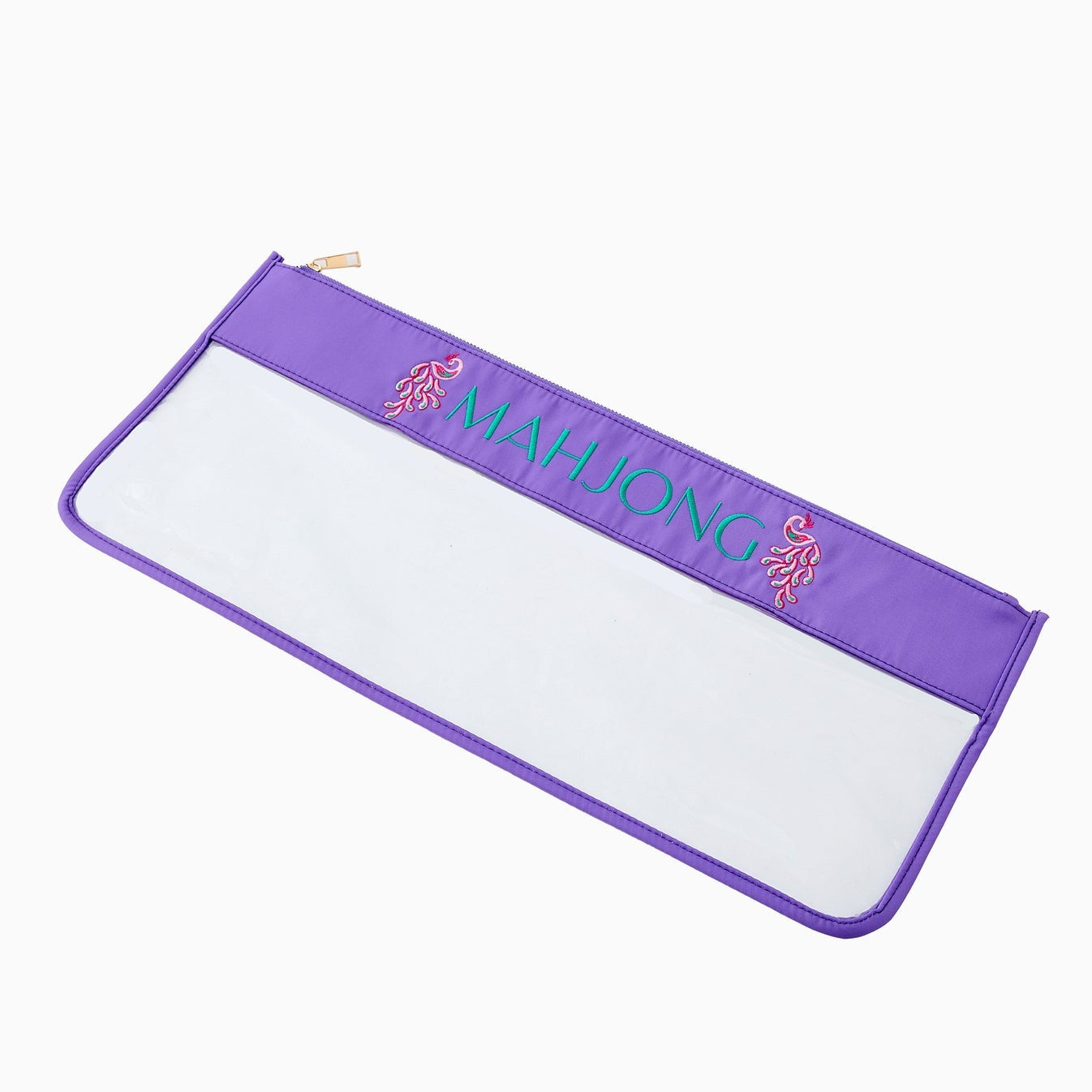 Purple Peacock Tile Bag