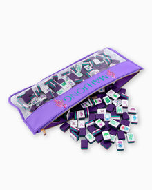 Purple Peacock Tile Bag