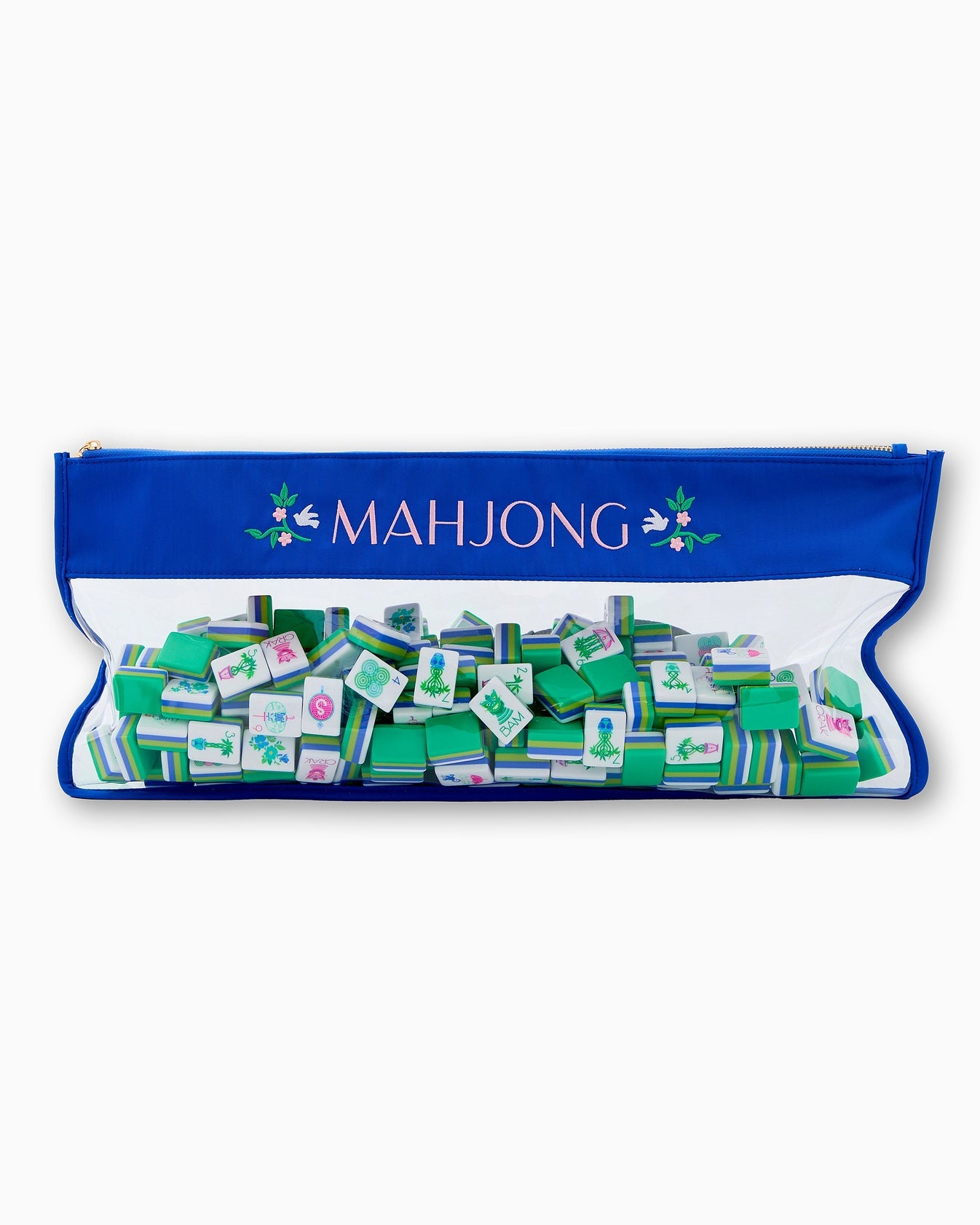 Royal Blue Mahjong Bag