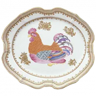 Rooster Platter, 10.5"