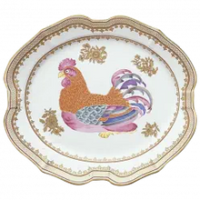 Rooster Platter, 10.5"