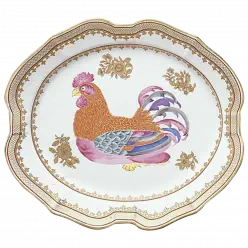 Rooster Platter, 10.5"