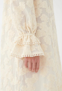 Cream Shift Dress