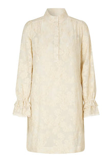 Cream Shift Dress