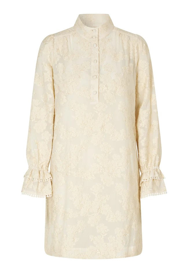 Cream Shift Dress