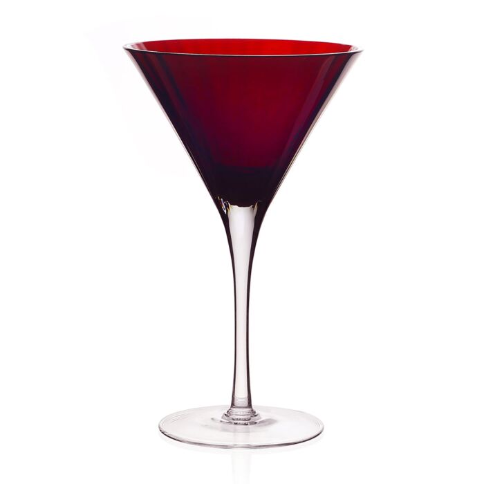 Scarlet Martini Glass