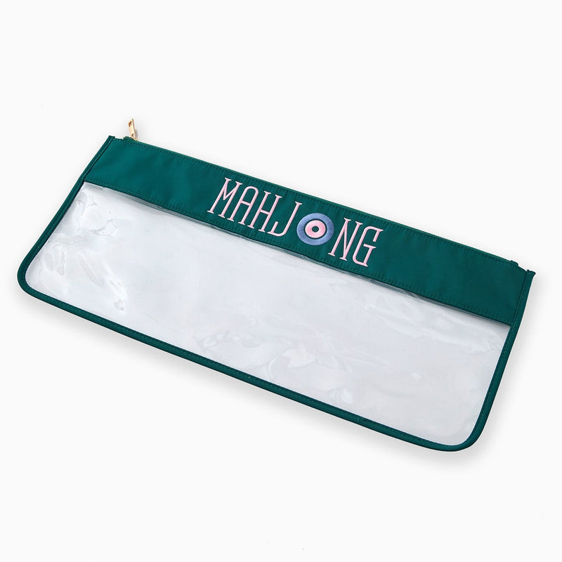 Teal Mahjong Tile Bag