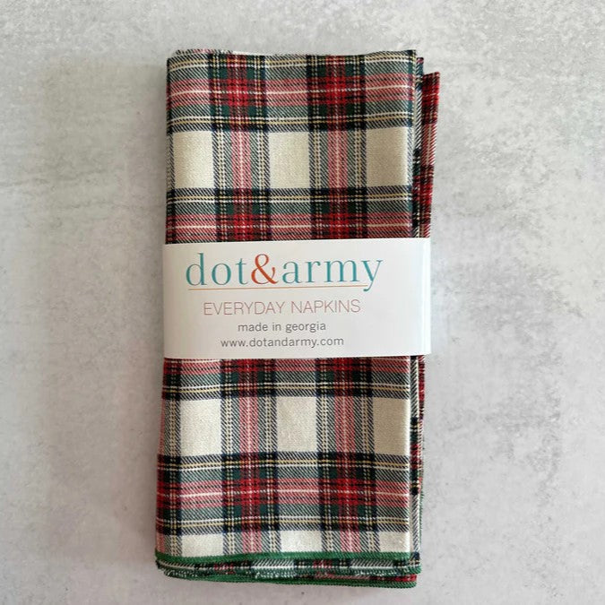 Tartan Cloth Napkins, S/4