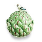 Artichoke Box with Bird