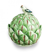 Artichoke Box with Bird